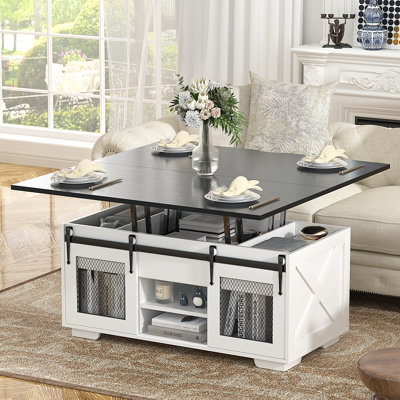 鯵⭐︎Moda en casa APOLLO coffee table Apollo: Coffee Table Converts to Dining Table – Spaze